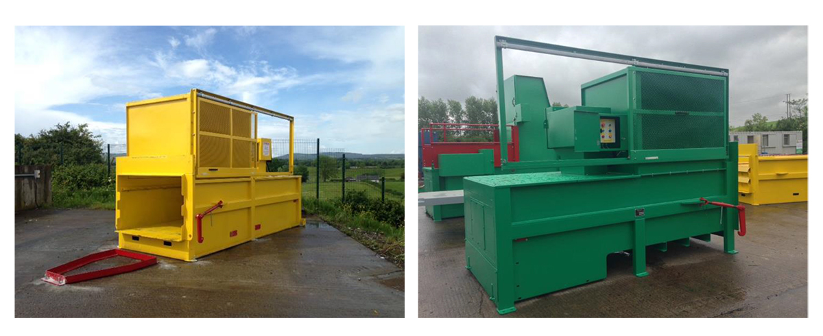 ET-STATIC TYPE COMPACTORS WITH SLIDING DOOR
