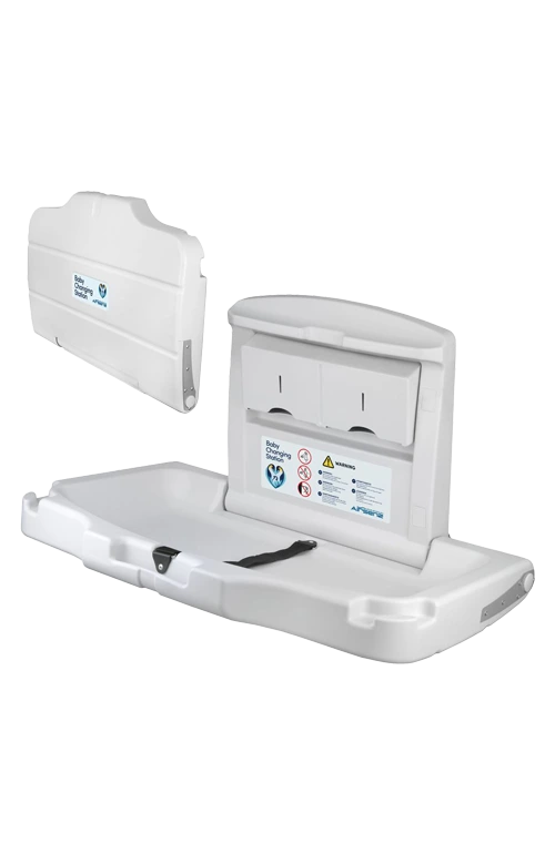 Wall-mounted changing unit